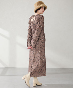 スクエアトゥニットヒールブーツ/31403