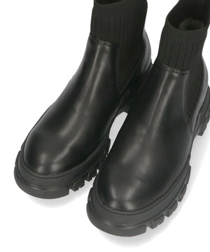 トラックソールリブニットブーツ/31404