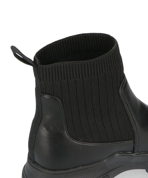 トラックソールリブニットブーツ/31404