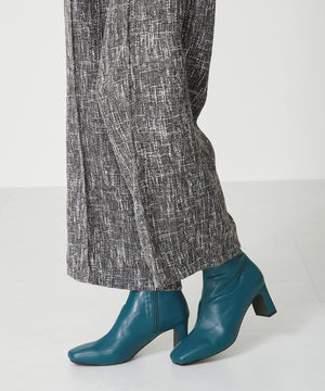 【WEB限定】プレートヒールストレッチブーツ/31405