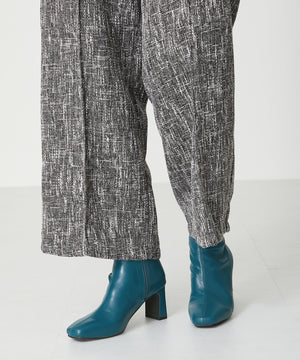 【WEB限定】プレートヒールストレッチブーツ/31405