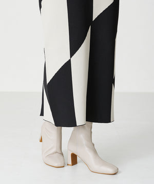 【WEB限定】プレートヒールストレッチブーツ/31405