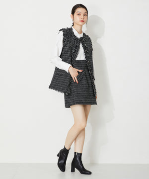 【WEB限定】プレートヒールストレッチブーツ/31405