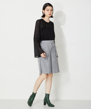 【WEB限定】プレートヒールストレッチブーツ/31405