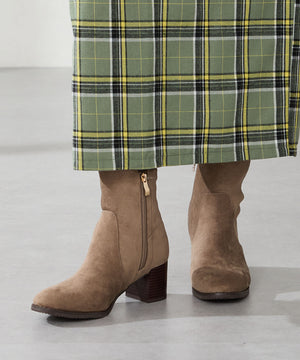 チャンキーヒールミドルブーツ/31408