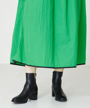 【新色追加】チャンキーヒールミドルブーツ/31408