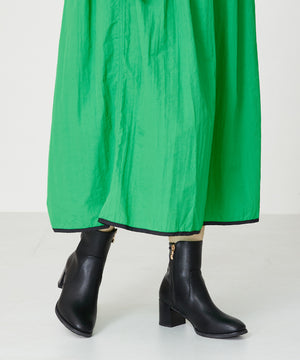 【新色追加】チャンキーヒールミドルブーツ/31408