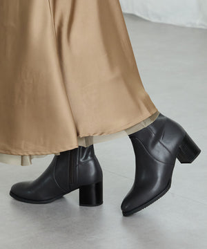 チャンキーヒールミドルブーツ/31408