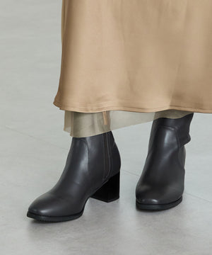 チャンキーヒールミドルブーツ/31408