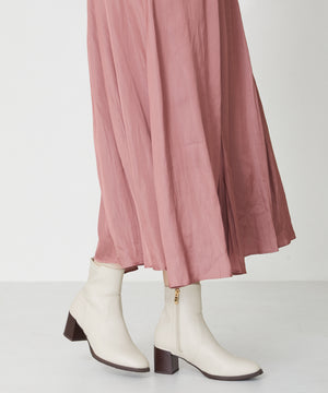 【新色追加】チャンキーヒールミドルブーツ/31408