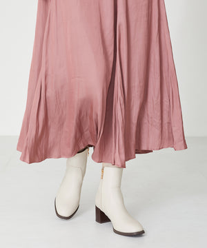 【新色追加】チャンキーヒールミドルブーツ/31408