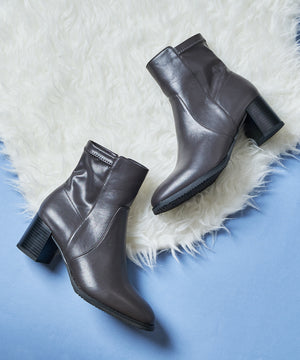 チャンキーヒールミドルブーツ/31408