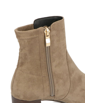 【新色追加】チャンキーヒールミドルブーツ/31408