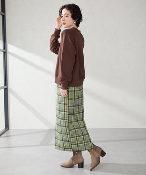 チャンキーヒールミドルブーツ/31408