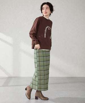 チャンキーヒールミドルブーツ/31408