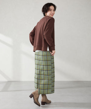 【新色追加】チャンキーヒールミドルブーツ/31408