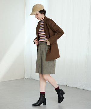 チャンキーヒールミドルブーツ/31408