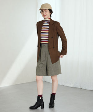 【新色追加】チャンキーヒールミドルブーツ/31408