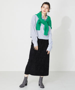 【新色追加】チャンキーヒールミドルブーツ/31408