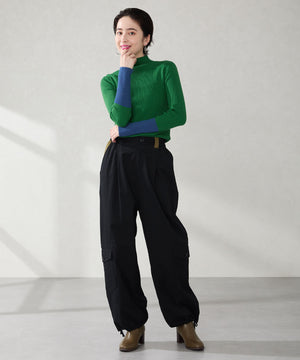 チャンキーヒールミドルブーツ/31408