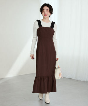 【新色追加】チャンキーヒールミドルブーツ/31408