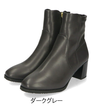 チャンキーヒールミドルブーツ/31408
