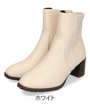 チャンキーヒールミドルブーツ/31408