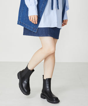 スクエアトゥチェルシーブーツ/31410