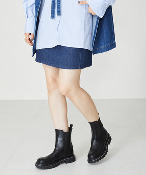 スクエアトゥチェルシーブーツ/31410