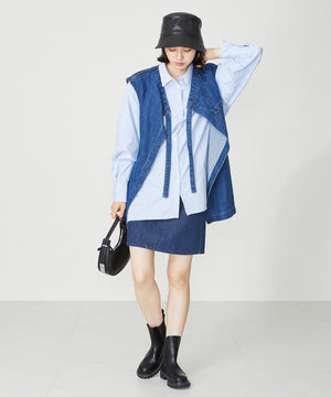 スクエアトゥチェルシーブーツ/31410