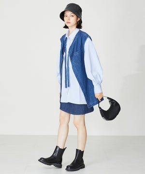 スクエアトゥチェルシーブーツ/31410