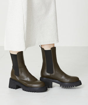 厚底サイドゴアブーツ/31419