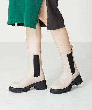 厚底サイドゴアブーツ/31419