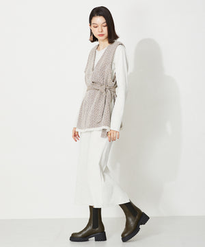 厚底サイドゴアブーツ/31419