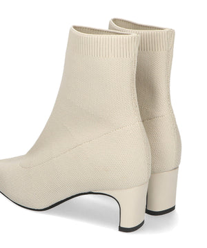 プレートヒールニットブーツ/31422