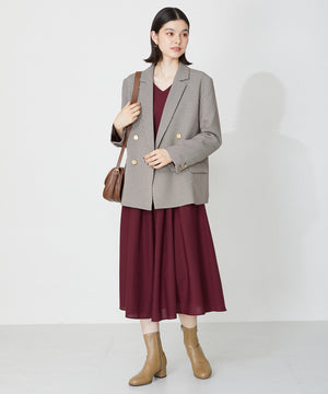 ラウンドトゥストレッチブーツ/31425