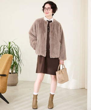 ラウンドトゥストレッチブーツ/31425