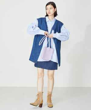 レースアップニットヒールブーツ/31433