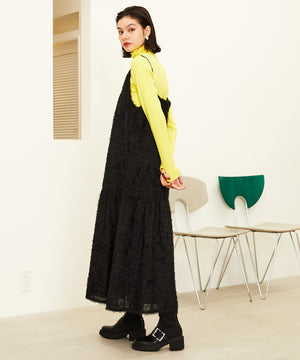 【WEB限定】厚底ビジューニットブーツ/31434