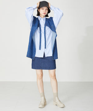 【WEB限定】厚底ビジューニットブーツ/31434