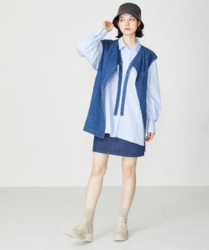 【WEB限定】厚底ビジューニットブーツ/31434