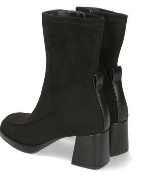 プラットフォームモカヒールブーツ/31436