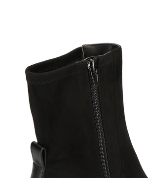 プラットフォームモカヒールブーツ/31436