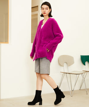 プラットフォームモカヒールブーツ/31436