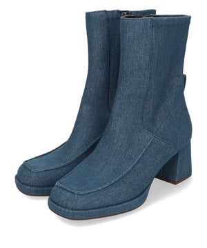 プラットフォームモカヒールブーツ/31436