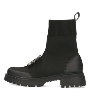 バックルビジューニットブーツ/31437