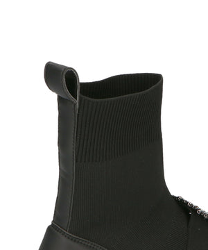 バックルビジューニットブーツ/31437