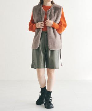 トラックソールレースアップニットブーツ/31438