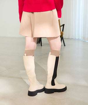 サイドゴアロングブーツ/31485