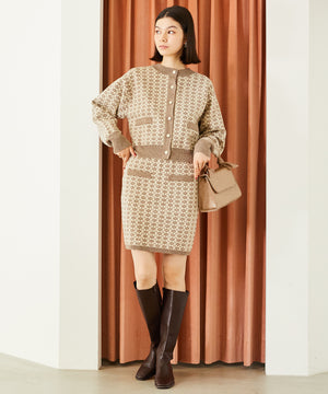 ストレッチミドルヒールロングブーツ/31502